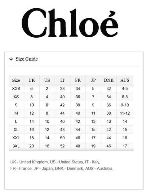 loafer see by chloe|chloe clothing size chart.